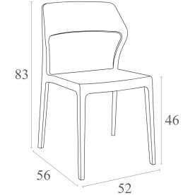 Пластиковый стул Snow