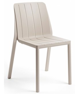 Стул пластиковый Tiberina Bistrot бежевый