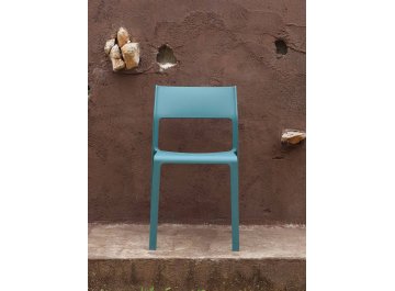 Стул пластиковый Trill Bistrot бирюзовый
