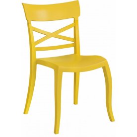 Стул пластиковый XSera-S желтый