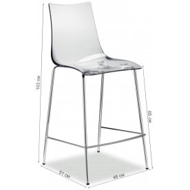 Пластиковый стул Zebra Antishock