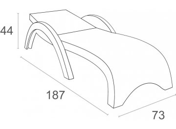 Шезлонг 234/GS1009/TAUPE