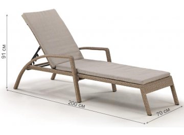 Шезлонг A30B2-W56