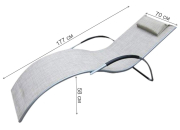 Шезлонг Грация MC-3039GB