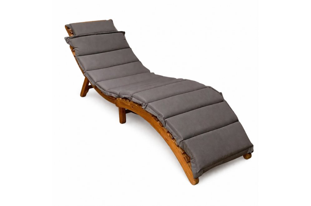 Шезлонг-лежак AFM-803A серый