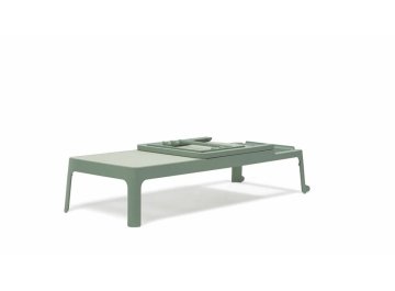 Шезлонг-лежак пластиковый Plano мятный