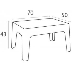 Пластиковый стол Box Table