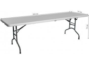 Стол банкетный 242х74х74см