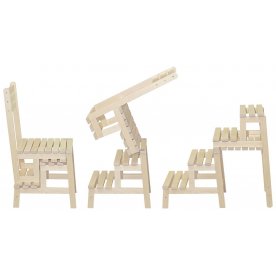 Деревянный стул-стремянка Массив