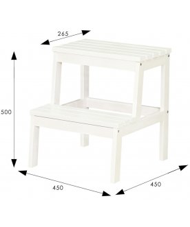 Деревянный табурет-стремянка Массив