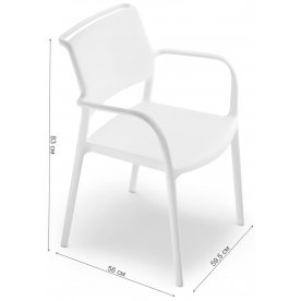 Пластиковое кресло Ara