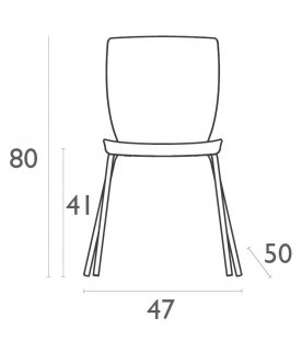 Пластиковый стул Mio