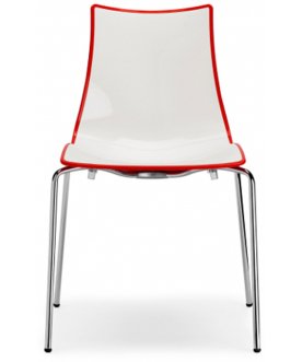 Пластиковый стул Zebra Bicolore 4 legs