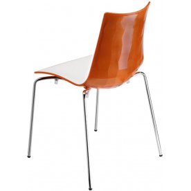 Пластиковый стул Zebra Bicolore 4 legs