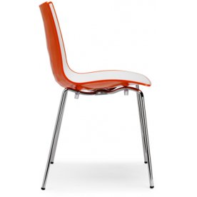 Пластиковый стул Zebra Bicolore 4 legs