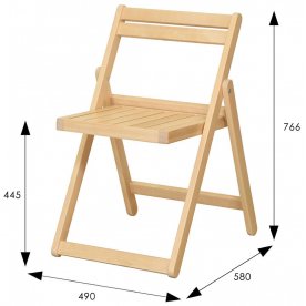Складной стул Массив