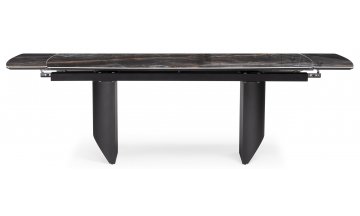 Керамический стол Маре 200(260)х100х77 neodom titanium lawa nero / черный