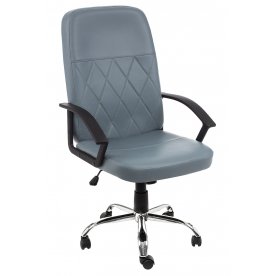 Компьютерное кресло Vinsent серо-голубое - Уцененный экземпляр