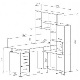 Компьютерный стол КС-15