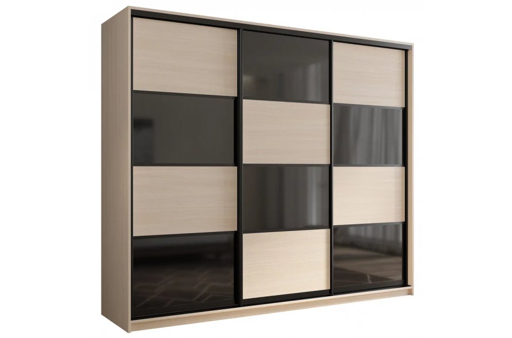 Шкаф-купе Кааппи 13 дуб молочный 240х45