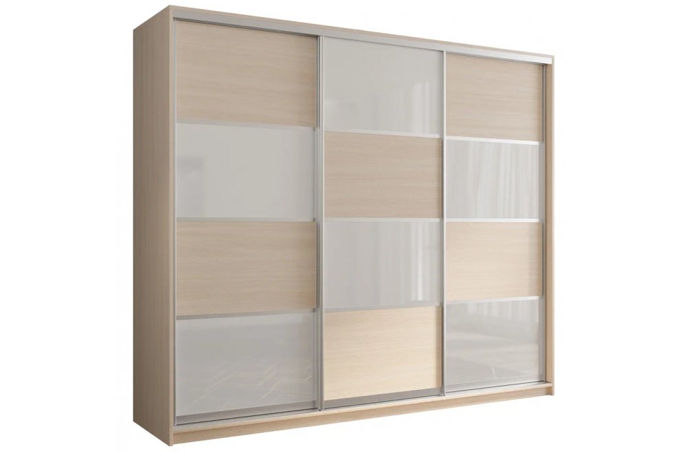 Шкаф-купе Кааппи 14 дуб молочный 180х45