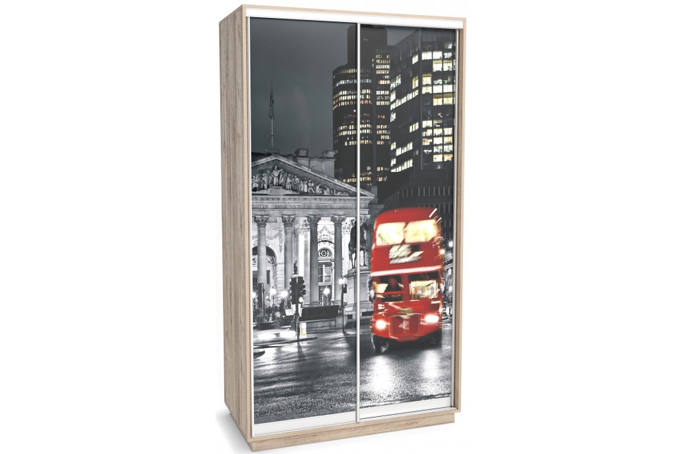 Шкаф-купе Леон-2 1200 Лондон дуб бонифаций