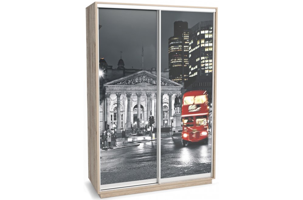 Шкаф-купе Леон-2 1500 Лондон дуб бонифаций