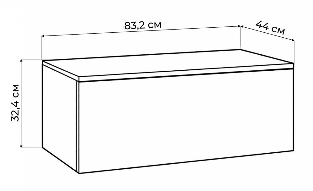 Навесной шкаф Роут 2 венге / графит софт