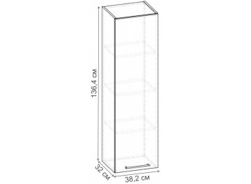 Шкаф навесной Шкаф навесной 382 НШ.005.382-01