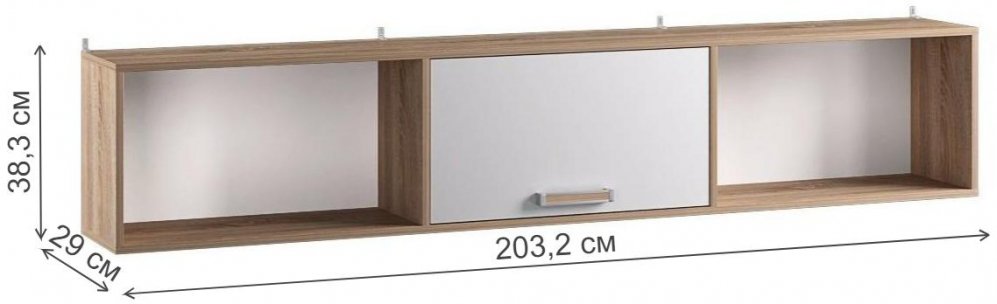 Шкаф навесной Бланка дуб сонома