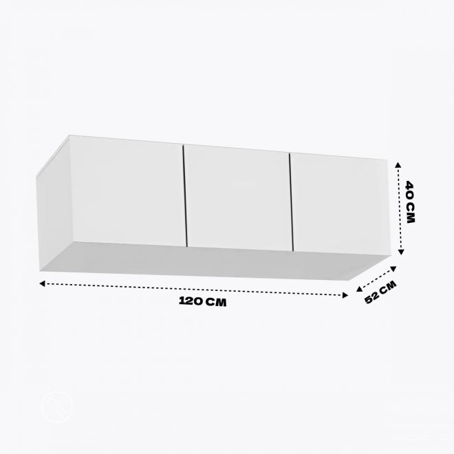 Шкаф навесной Бостон 120 белый