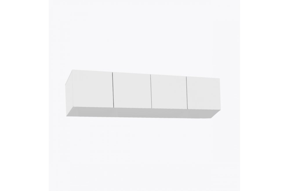 Шкаф навесной Бостон 160 белый