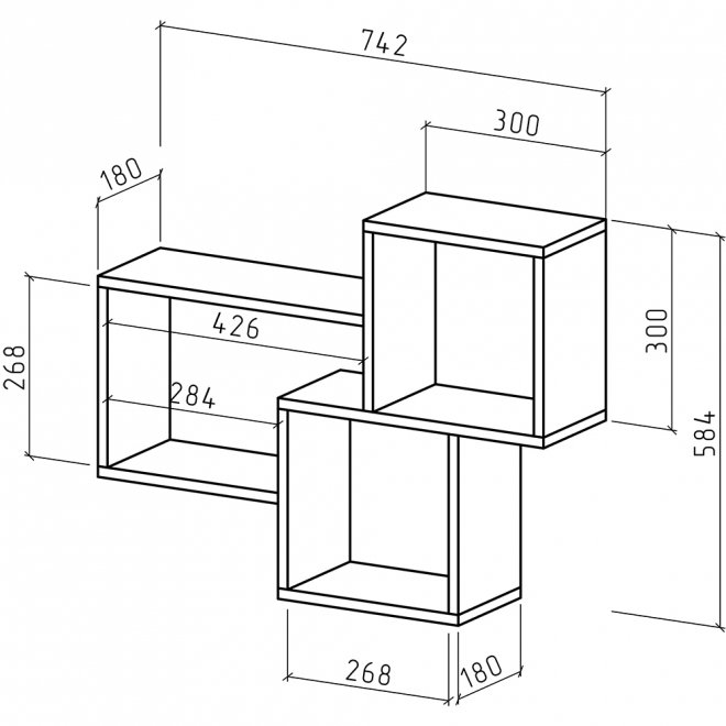 Шкаф навесной Флэш-21 белый