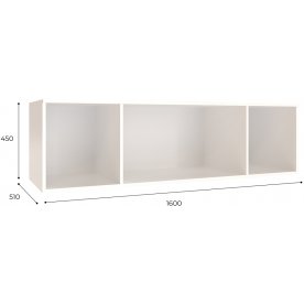 Шкаф навесной Лагуна-016