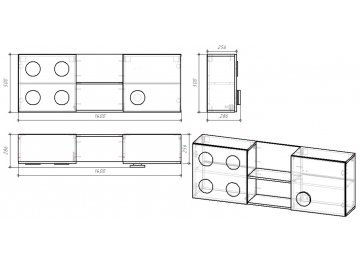Шкаф навесной Пакола ПН-001