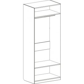 Шкаф двухдверный Виго