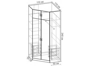 Шкаф Alisa-14 ШРУ.013.1100-01