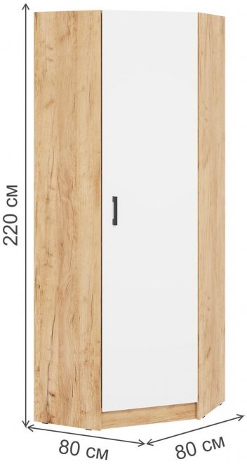 Шкаф Вега ШКУ дуб крафт золотой / белый