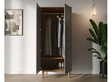 Распашной шкаф Арка (Arka) AR13-F2 Темно-бежевый