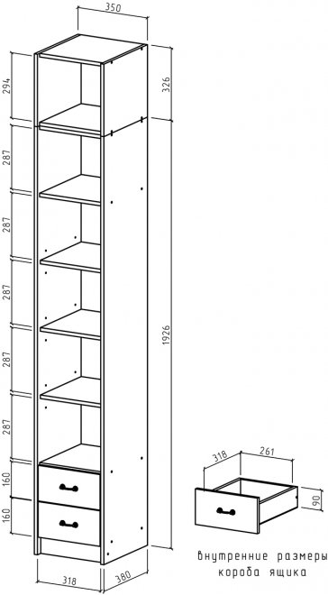 Шкаф Август-7 бельевой с антресолью белый