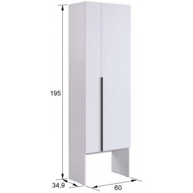 Шкаф Баско L600 К4 с полкой