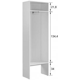 Шкаф Баско L600 К4 с полкой