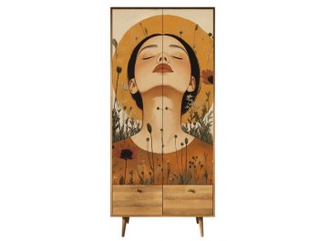 Шкаф распашной Бербер (Berber) BB16/Art09 разноцветный