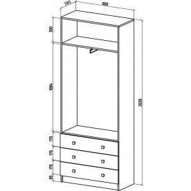 Шкаф Бостон-12
