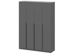 Шкаф Даиго четырехстворчатый графит серый
