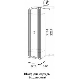 Шкаф Виктория 16
