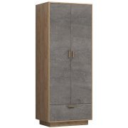 дуб крафт золотой / камень темный