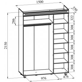 Шкаф Элизабет ЭМ-18