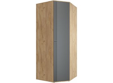 Шкаф распашной Эмилия ЭЛ-17К дуб крафт золотой / графит