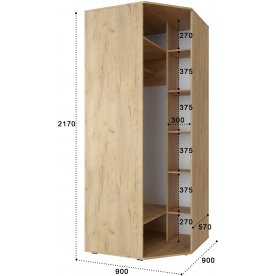 Шкаф Эмилия ЭЛ-17К